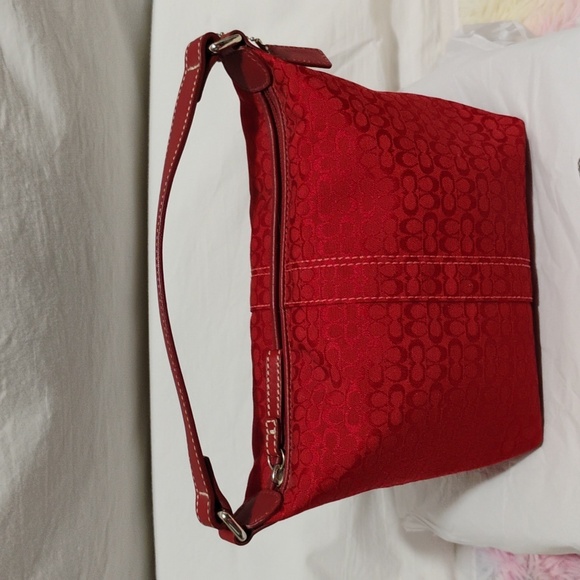 FIRM PRICE! Coach Y2K Signature Collection Mini Canvas/Leather Handbag/Wallet - Picture 3 of 16